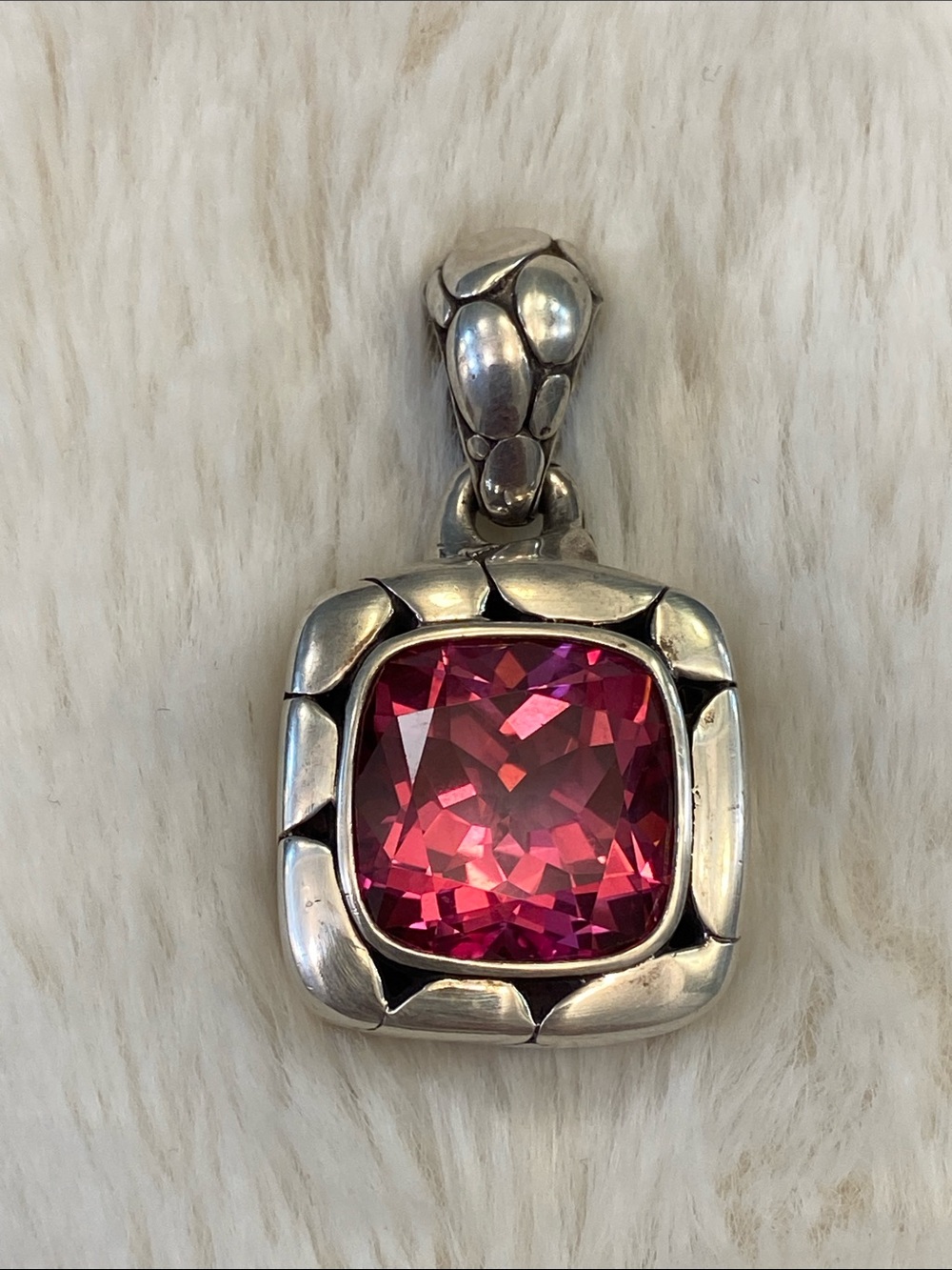 Pink Topaz Pendant